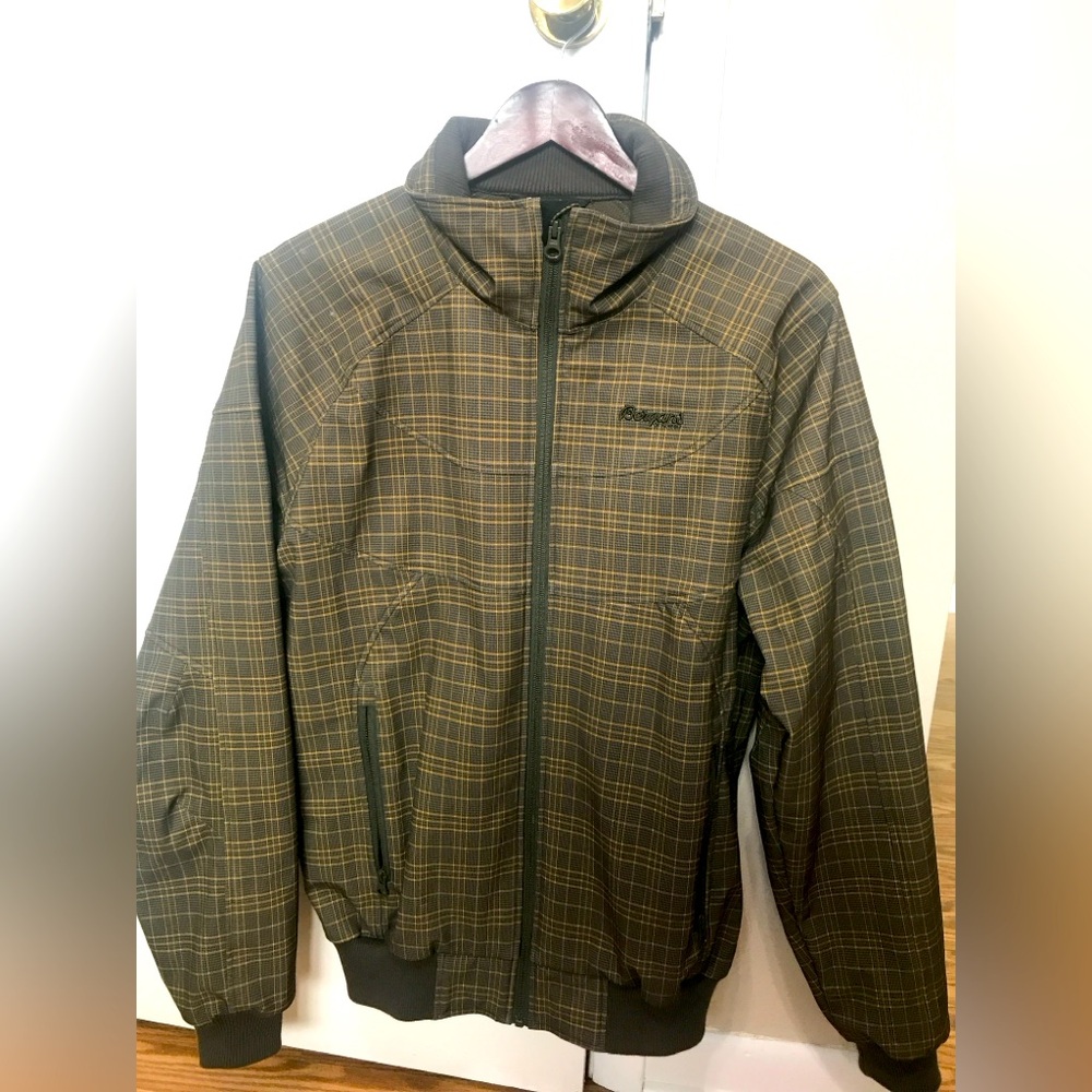 Bergan’s of Norway Men's Brown Plaid Jacket size L